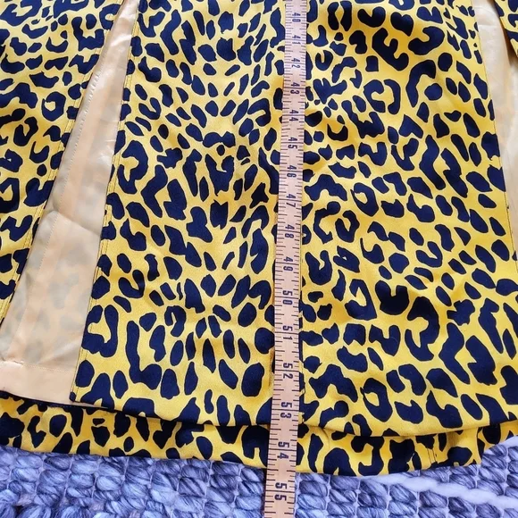 Dana Buchman Vintage 80s Silk Button Duster Dress Size 8 - Picture 11 of 13